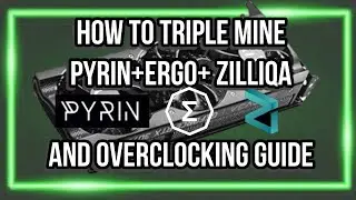How to triple mine Pyrin, Ergo, and Zilliqa on HIVE OS and an overclocking guide.