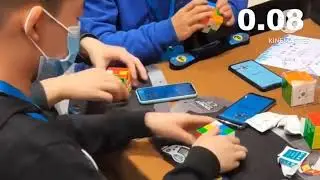 Ruihang Xu собрал Кубик Рубика 3*3 за 2.68 секунды🥳🤯🤯