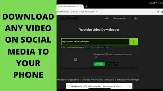 How to download any youtube video to your gallery|YouTube video downloader chrome extension