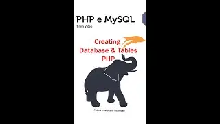 creating database and tables in MYSQL | PHP | 