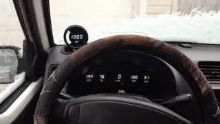 Intellitronix five gauge cluster in my 96 sidekick