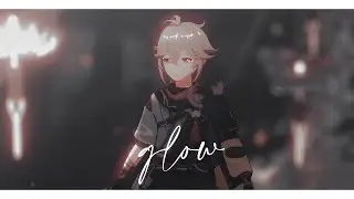 【原神MMD】「 glow 」【4K/60/Kazuha/Birthday MMD】