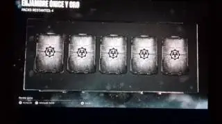 Gears of war 4 Abriendo 5 packs onice