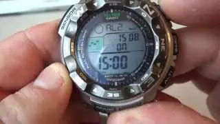 #1 CASIO PRO TREK PRG 250T (Обзор функций или Видео руководство пользователя.) Часть 1