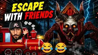 Escape With Friend In Spider Monster ( Funny Hindi Gameplay 😂 )