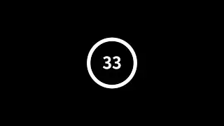 33 Seconds Circle Timer（Vertical）