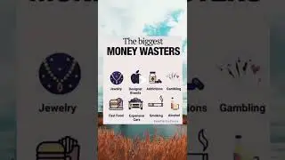Biggest Money Wasters in Life - Be Careful  #motivational