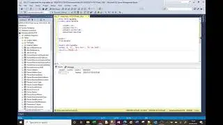 MS SQL tutorial giving an introduction to tables. Create, insert into, drop (delete).