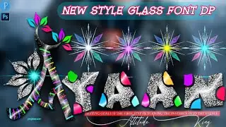 glass font editing new style glow dp editing in Pixellab PS touch full tutorial 