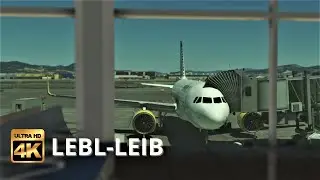 MICROSOFT FLIGHT SIMULATOR FULL FLIGHT || LEBL-LEIB || FLYBYWIRE A320NEO #asobo  #msfs2020  #xbox
