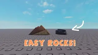 How to Make Simple Rocks in Roblox Studio | Roblox Studio Tutorial