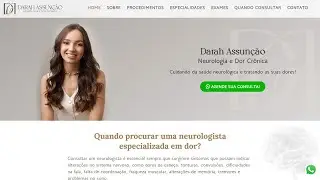 Site criado para Médica Neurologista