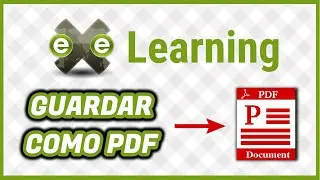 Cómo GUARDAR COMO PDF un contenido en EXELEARNING | Exportar a PDF | Compartir UD - Tutorial