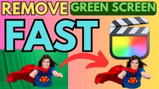 [EASY TUTORIAL] HOW TO REMOVE THE GREEN SCREEN FAST IN FINAL CUT PRO