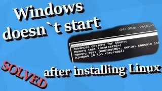 [SOLVED] Windows doesn`t start after installing Linux | ISH