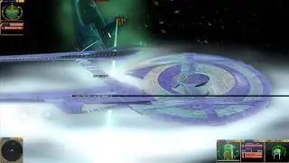 Kirk Class 32nd Century Connie Wrecks Romulan DS9 Fleet