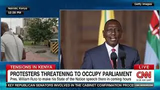 PROTESTERS THREATENING TO OCCUPY PARLIAMENT