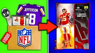 $1037 NFL Mystery Box Builds My Team!