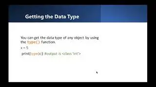 get datatype of python in hindi || type function ()
