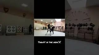 Thrust in the head!