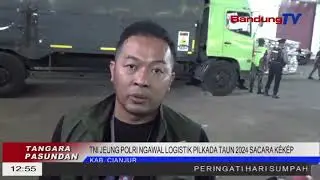 TNI JEUNG POLRI NGAWAL LOGISTIK PILKADA TAUN 2024 SECARA KEKEP
