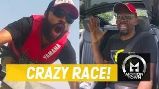 Mercedes SL 500 Vs Jet ski at Lekki Lagoon