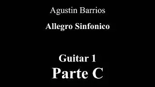 EPM - Allegro Sinfonico (A. Barrios) - Guitar 1 - Parte C