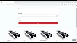 Web-Application: Spare Car Parts