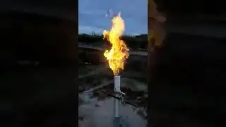 viral niat ngeboran sumur malah keluar gas