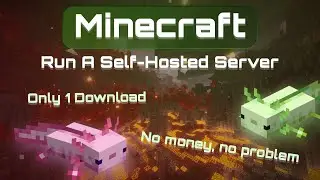 How to Run a Minecraft Server (No Payments, 1 Download)