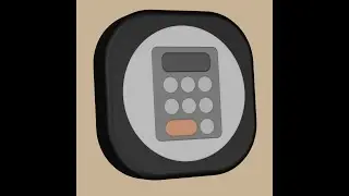 Blender 4.2 - Calculator Icon