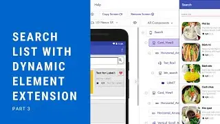 Search list with dynamic component extensions #3 - Kodular
