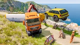 Avoiding an obstacle on a narrow mountain road