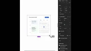 Responsive Calendar Component in Figma