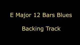 50 Minute E Major 12 Bar Blues Backing Track / Jam Track
