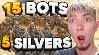 CAN 5 SILVERS BEAT 15 HARD BOTS? (BEYOND INSANITY)