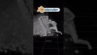 Destruction + Rebar deformation | Tutorial on Patreon🔥(RBD Lab addon for Blender)