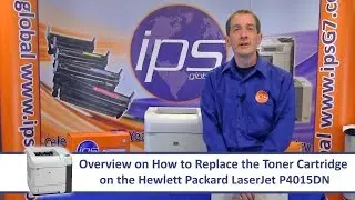 HP P4015 - How to Replace the Toner Cartridge