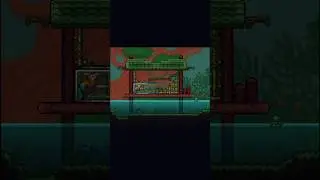 Прикольная беседка в джунглях в Terraria! #building #terraria