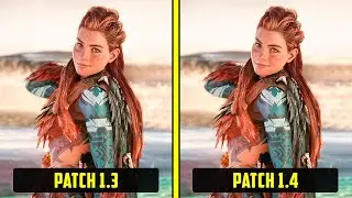 Horizon Forbidden West PC - Patch 1.4 VS 1.3 Performance Comparison