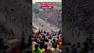 Attari-Wagah border 🇮🇳, Amritsar, Ind-Pak border #wagahborder #amritsar