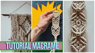 MACRAME KEYCHAIN/ New pattern for your Macrame Wall Hanging