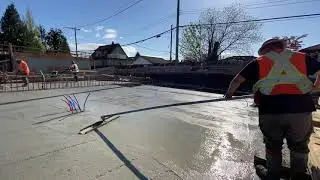 How to Bull Float Concrete