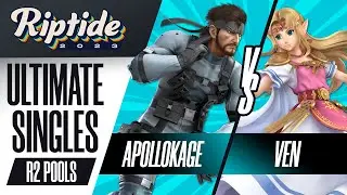 ApolloKage (Snake) vs ven (Zelda) - Ultimate Singles Round 2 Pools - Riptide 2023