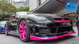 TOMMY KAIRA  , I Am Slim , Pink Rims and Candy Red Nissan GTR