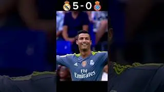 Real Madrid VS RCD Espanyol 2015 LaLiga Ronaldo Hattrick Highlights #youtube #shorts #football