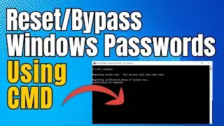 Reset Windows 10 &11 Passwords Quickly  Using Command Prompts (CMD)