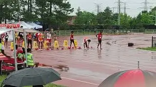 Flying angels Int Champ, men's open 100m F Almond Small 10.53 Domenic Barresi 10.56 Malachi B 10.69