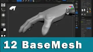 Esculpindo Personagem no Zbrush P12 #grátis​ #basemesh​ free #modelo​ base #stl​ zbrush free