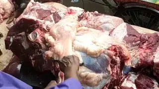 Amazing Beef Cutting Skills In Bangladesh beef cutting market
